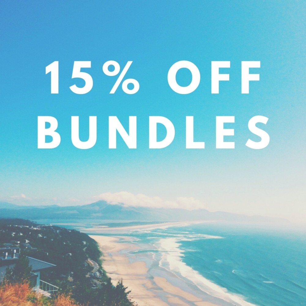 15% off bundles of 3 or more